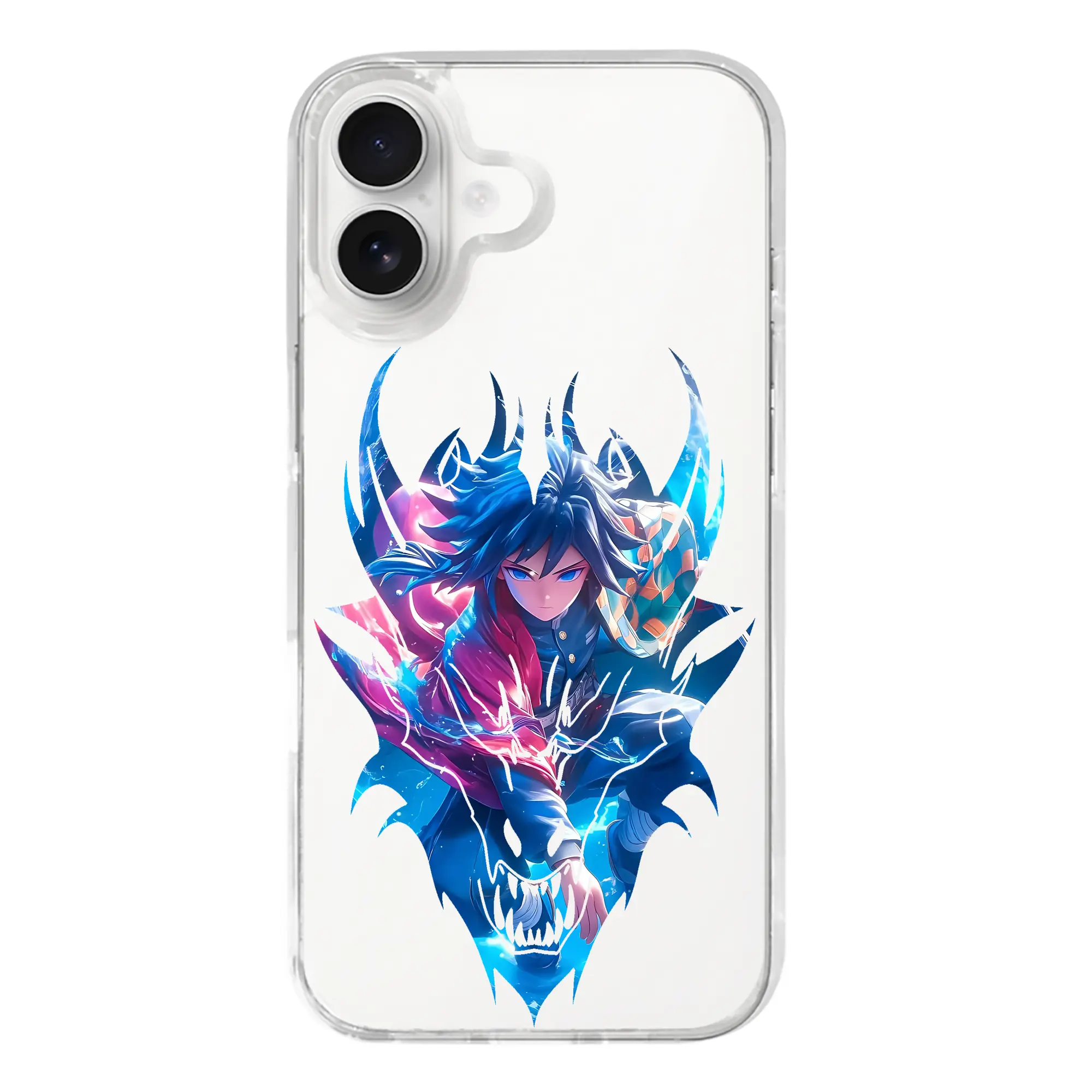 鬼滅の刃 グッズ,冨岡 義勇 - iPhone 17シリーズ 透明スマホケース – 薄型・耐衝撃・精密フィット保護カバー